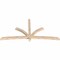 Ekena Millwork Davenport Smooth Timber Gable Bracket, Douglas Fir, 96"W x 48"H x 3 1/2"D x 3 1/2"F, 12/12 Pitch GBW096X48X0404DAV00SDF - alternate 5